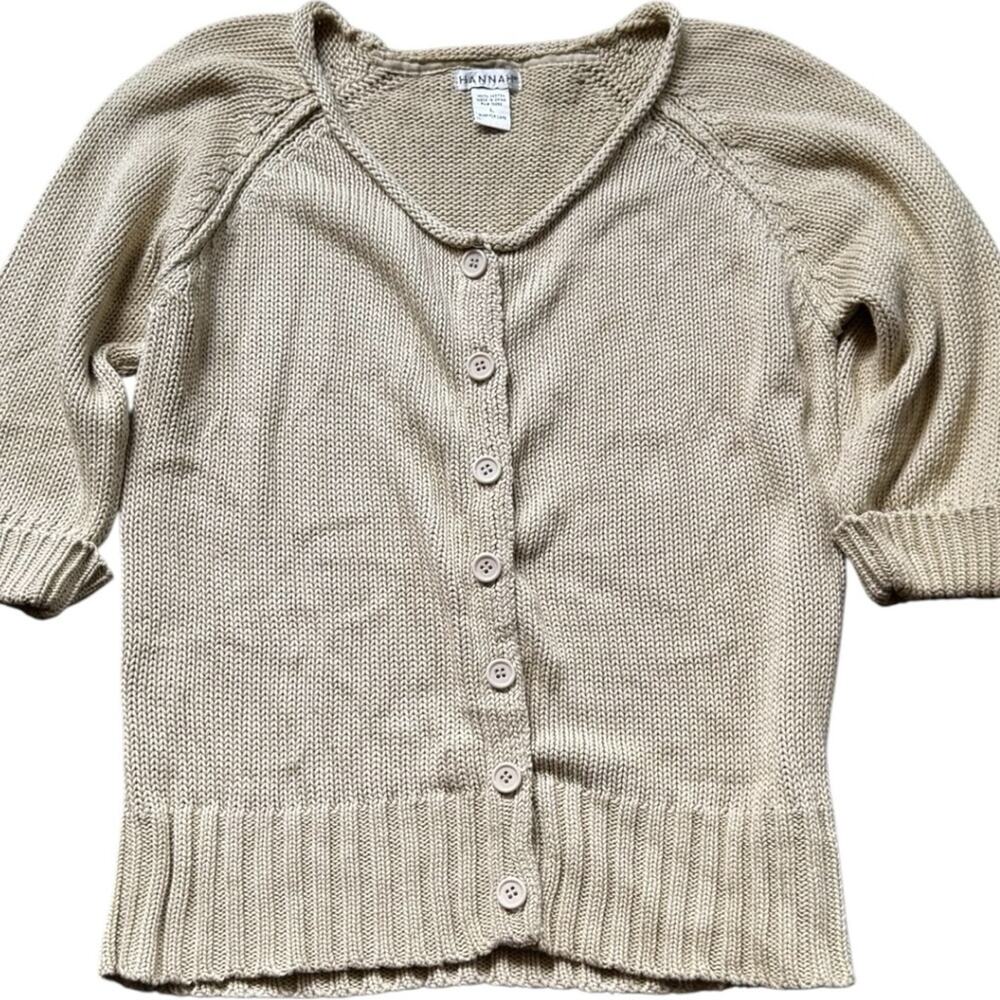 Hannah Women’s Button Down Sweater Sz L